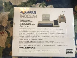 Rare Modem Cartridge for Mattel Aquarius Home Computers 2