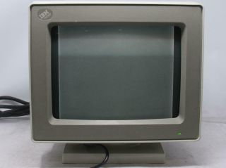 Vintage Ibm 8513 Color Crt Monitor Ps/2 8513001 Personal System Pc