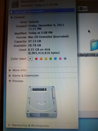 Apple Macintosh PowerBook G3 Pismo M7572 400MHz 640MB RAM 40GB HDD Airport Card 2