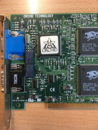 RARE ORCHID RIGHTEOUS 3D 3dfx 4MB Voodoo PCI Video Graphics Accelerator Card 2