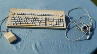 Vintage Apple Macintosh Extended Keyboard M0115 Bus Mouse