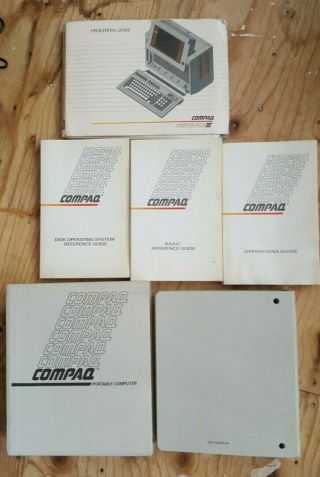 RARE Vintage Compaq III Computer - and with software and manuals 6