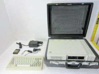 Vintage Ibm Pcjr Model 4860 Computer - Classic Retro Pc Jr W/hard Case