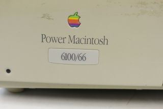 Vintage Apple Power Macintosh 6100/66 Computer M1596 DOS Compatible 2