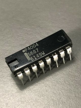 Intel 4004 - The First Microprocessor (nos,  P4004,  1980,  Philippines,