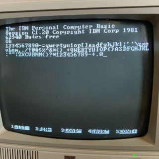 IBM PC Model F XT Mechanical Clicky Keyboard 1801449 1981 3