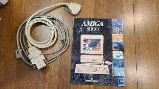 Commodore Amiga 3000T - 25/200 Tower Computer vintage,  box,  does not boot 6