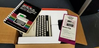 Radio Shack Trs - 80 Mc - 10 26 - 3011 Micro Color Computer [box,  Ac,  Book,  Cables]