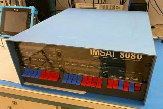 Imsai 8080 W/ Z80 Cpu S - 100 Computer With 5 Cards