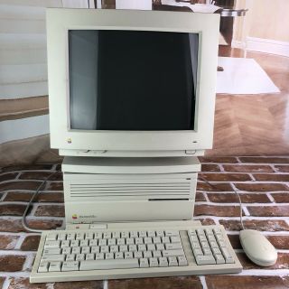 Apple Macintosh Iici Computer Monitor Keyboard Mouse 1989 Usa