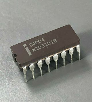 Intel 4004 - The First Microprocessor - Nos,  D4004,