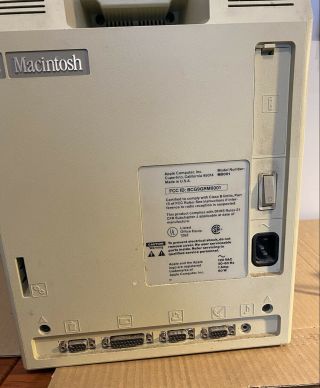 Very Rare Macintosh M0001 128K 5