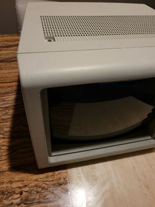 Vintage IBM 5153 Color Display Monitor CRT Powers ON 3