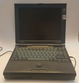 Vintage And Rare Fujitsu Lifebook 770tx 770 Laptop Windows 95