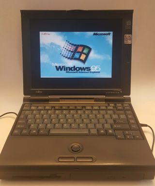 VINTAGE AND RARE Fujitsu Lifebook 770Tx 770 Laptop Windows 95 2