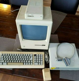 1984 Apple Macintosh M0001 Keyboard Mouse Kensington System Saver Macfast 20