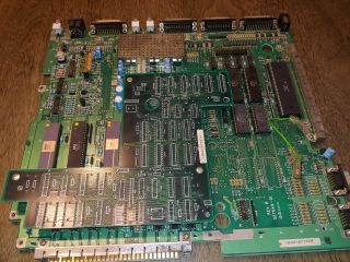Commodore Amiga 1000 Motherboard With Daughterboard,  No Monitor,