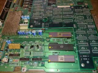 Commodore Amiga 1000 Motherboard with Daughterboard,  NO MONITOR, 5