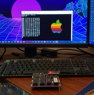 Fully Assembled - Apple I 8 Bit Homebrew Computer W/ Arduino Nano Serial I/o