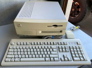  Apple Mac Macintosh Quadra 650 M2118 Computer W/keyboard Mouse Bh