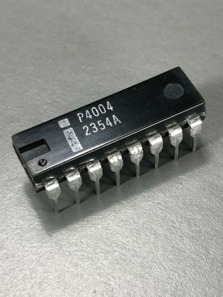 Intel 4004 - The First Microprocessor (nos,  P4004,  1976,  Malaysia,