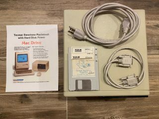 Vintage Apple Macintosh 10mb Tecmar Mac Drive For The 1st Model M0001 128k Mac 2
