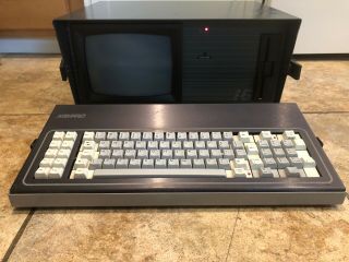 Rare Vtg Kaypro 16 Portable Personal Computer Keyboard 20 Mb Hdd Powers On