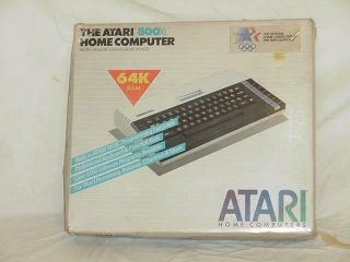 Vintage 1983 Atari 800xl Computer - 64k Ram - - Orginal Box - Looks