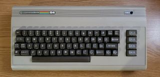 NTSC Commodore 64 computer in - cleaned & 4