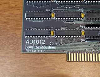 SunRize AD1012 Sound Card for Commodore Amiga 2000/2500,  Software - - NR 2