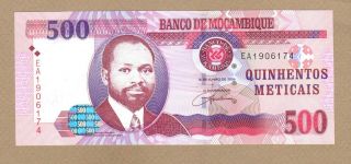 Mozambique: 500 Meticais Banknote,  (unc),  P - 147a,  16.  06.  2006,