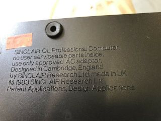 Sinclair QL Professional Computer C1983 3