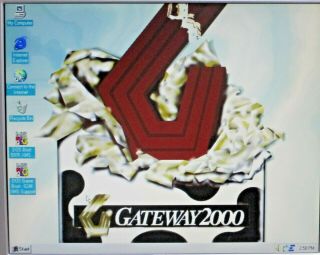 Gateway 2000 Windows 95 DOS Gaming Computer 3.  5 5.  25 Floppy 3DFX Voodoo 2 8MB 5