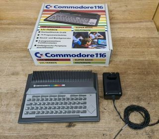 Rare Boxed Commodore 116 Pal Includes 64k Upgrade Diagnostic