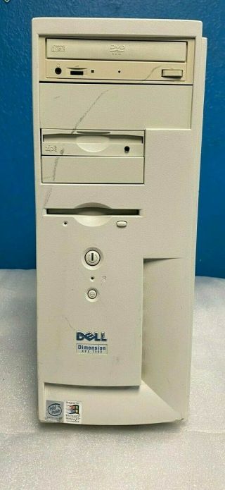 Vintage Dell Dimension Xps T500 With Intel Pentium Iii @ 500mhz 128mb Sdram