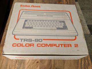 Radio Shack Trs - 80 Color Computer 2 16k Complete With Styrofoam