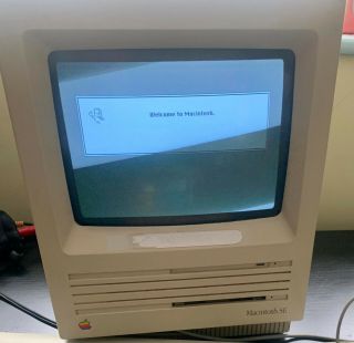 Vintage Apple Macintosh Se (4mb Ram,  80mb Hd,  1 Floppy)