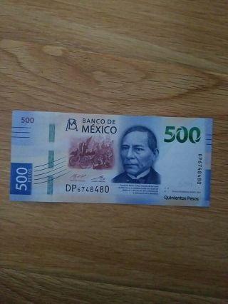 500 Pesos Billete Mexico