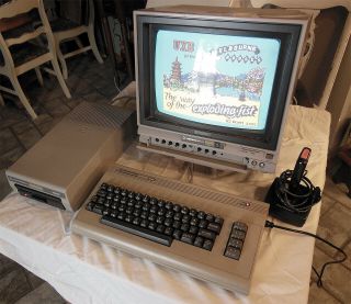 Commodore 64 System W/box,  1541 Floppy Drive,  1702 Display & More