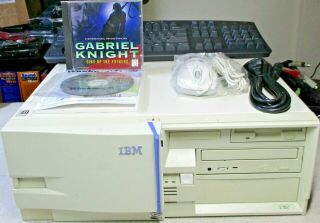 Ibm Windows 95 Dos Gaming Computer 3.  5 Floppy Cd 4 Isa Slots Nic Gabriel Knight
