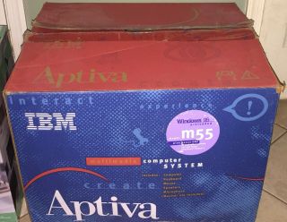 Vintage Ibm M55 2168 Multimedia Pc With Box Windows 95