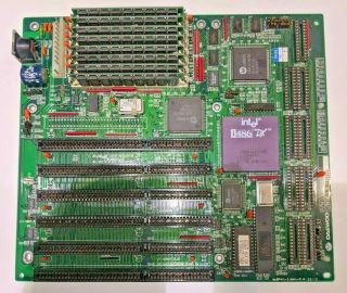 Vintage PC 486 DX 33 Computer Motherboard 8MB RAM Disk Controller VGA,  More 3