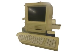 Apple Macintosh Se Computer With Keyboard,  But Did Not Have Mouse.  Has Cords