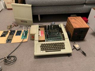 Apple II Plus Computer A2S1048 w/ external accessories,  circuit boards,  games 3