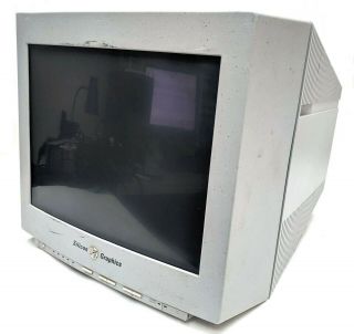 Silicon Graphics 17 " Crt Monitor Model Gdm - 17e11 - Sony Trinitron Tube - No Base