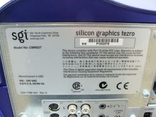 Silicon Graphics SGI Tezro Workstation 4 800Mhz CPU 36GB 4GB RAM Boots,  Locked 6