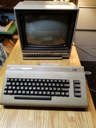 Commodore 64 Computer & 1702 Video Monitor