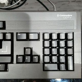 Commodore Amiga CDTV Keyboard CD - 1221,  KKQ - E94YC,  364351 - 01 4
