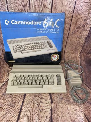 Commodore 64c (c64) Computer W/ Power Supply