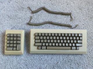 1984 Apple Macintosh Cord Keyboard Model M0110 M0120 Mac 128k 512k